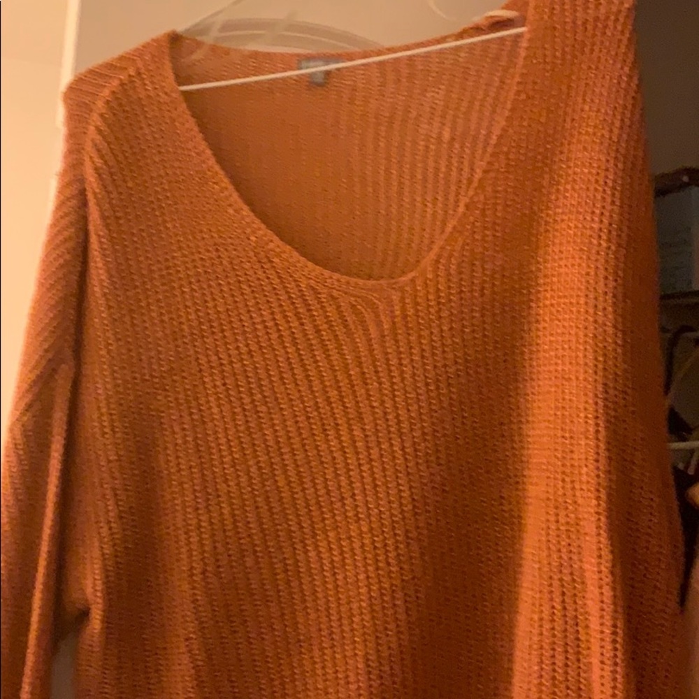 Peach sweater